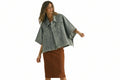 The Battersea Denim Cape Jacket