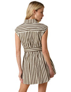 The Mia Striped Belted Dress