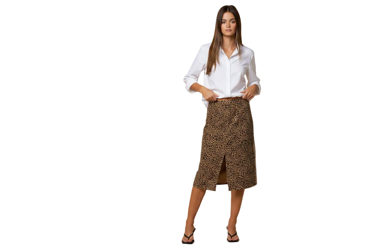 Hampstead Leopard Skirt